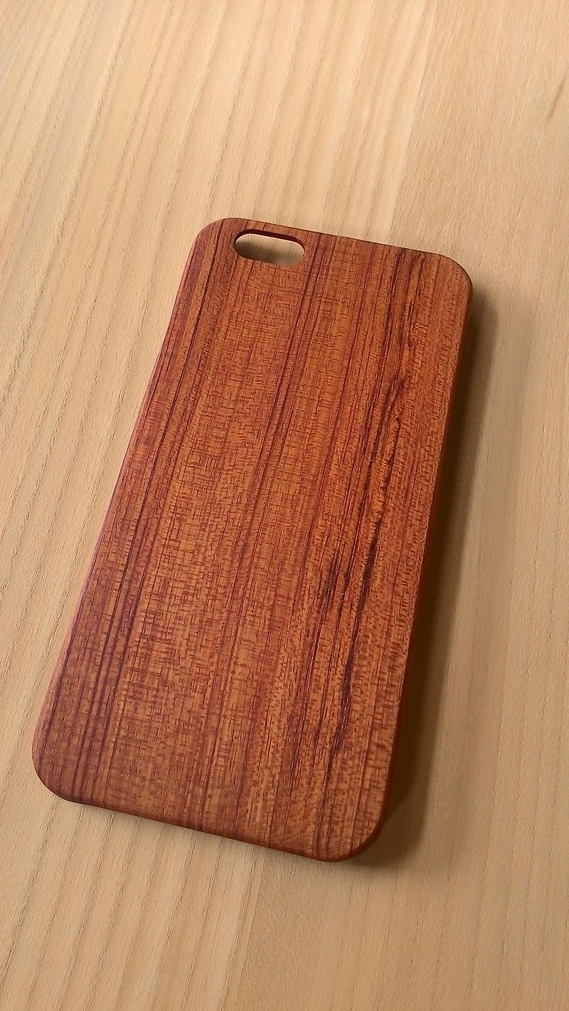 Micro forest. iPhone 6 pure wood Wooden Phone Case - "rosewood" BB06-U1011- donated wooden phone holder - Phone Cases - Wood Red
