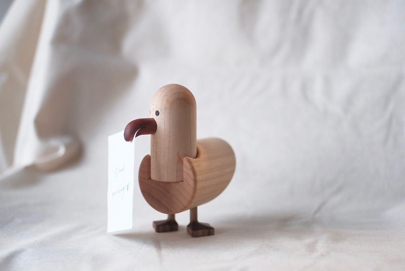 海鷗 l 留言夾 擺飾  木製品