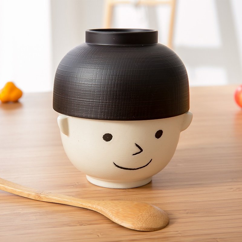 sunart rice soup bowl set-Manfuichiro - Bowls - Porcelain Black