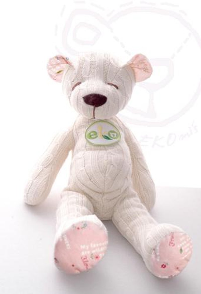 【歐洲手工製】波斯卡泰迪 Boska's Teddies - Eko Teddies 安撫熊系列 - 彌月禮盒 - 其他材質 白色