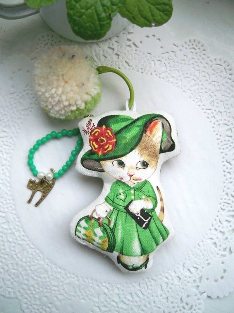 貓女時代-A - 吊飾 - 其他材質 綠色