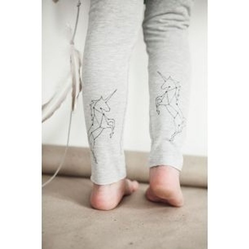 2014 spring and summer kids on the moon limited edition unicorn legging/ - Other - Cotton & Hemp Gray