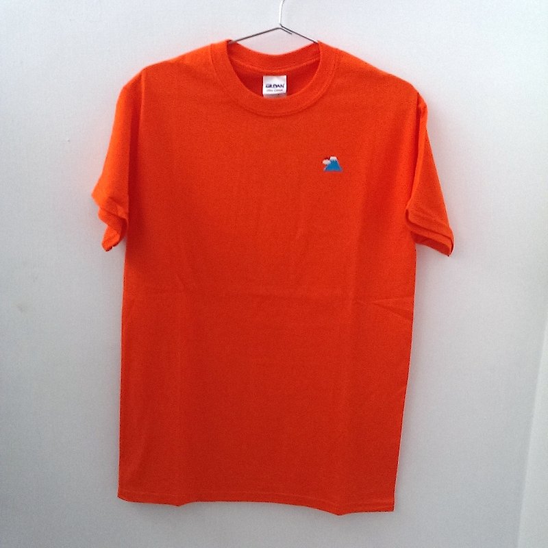 |R• | 100% US Cotton. Seamless Tube T | US T-Shirt | Fuji X Orange (Out of Print) - Men's T-Shirts & Tops - Cotton & Hemp 