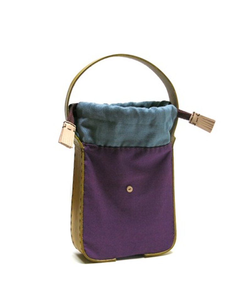 Beam port bag / thick slices small toast Toast Bag Purple - กระเป๋าถือ - วัสดุอื่นๆ สีม่วง