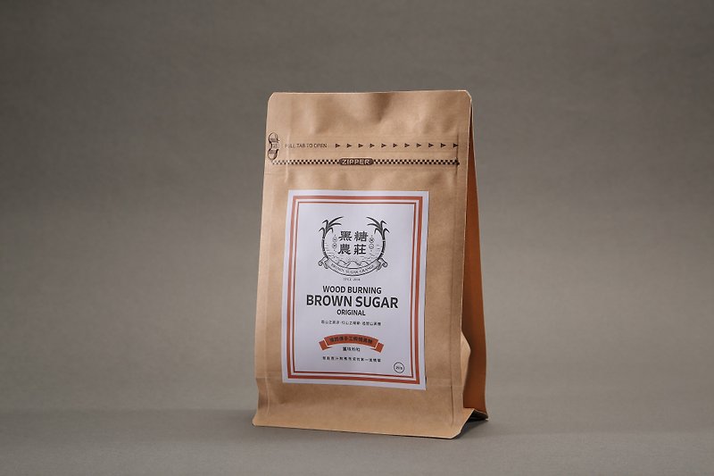 【黑糖農莊】 小袋手工黑糖 | 薑味 - 蜂蜜/黑糖 - 新鮮食材 咖啡色