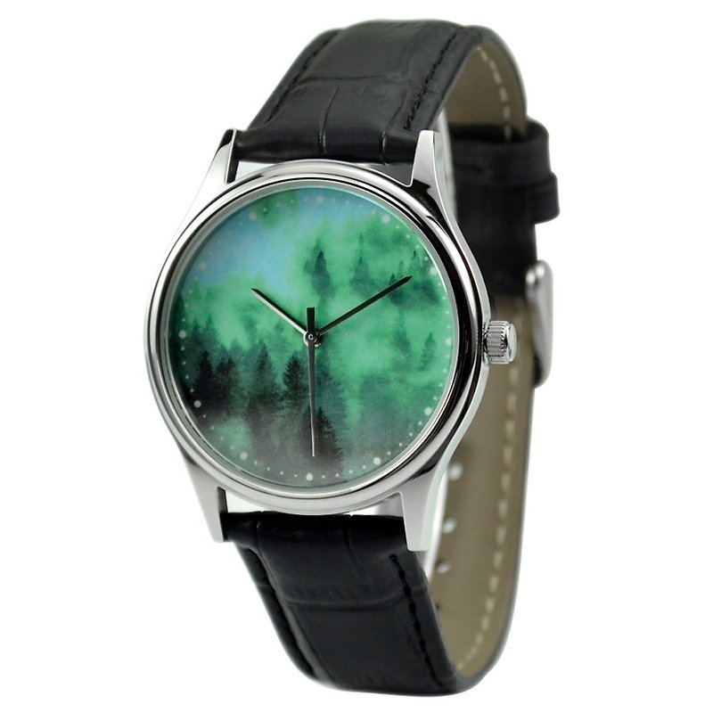 Mist Watch - Unisex Watch - Free shipping - Women's Watches - Other Metals Green
