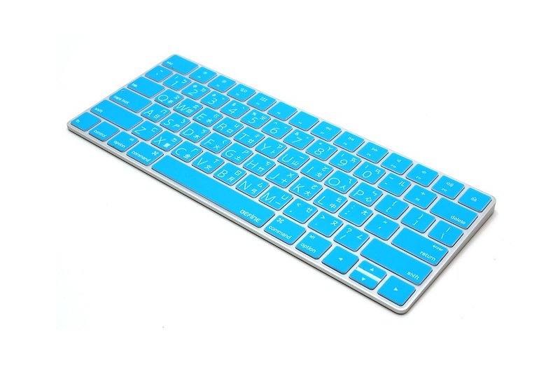 BEFINE Apple MagicKeyboard特殊中国語キーボード保護フィルム8809402591046 - タブレット・PCケース - その他の素材 ブルー