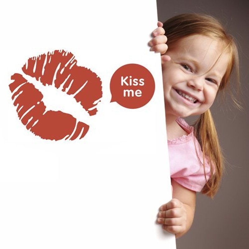 "Smart Design" creative non-marking wall sticker◆8 colors for hot kiss - Wall Décor - Plastic Yellow