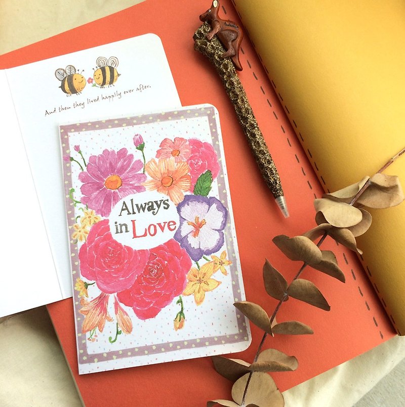 Always in love card - Cards & Postcards - Paper Red
