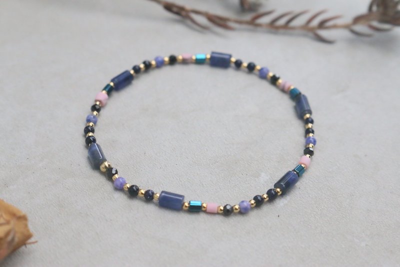 Soda stone - good thing near the bracelet (0598) - Bracelets - Gemstone Blue