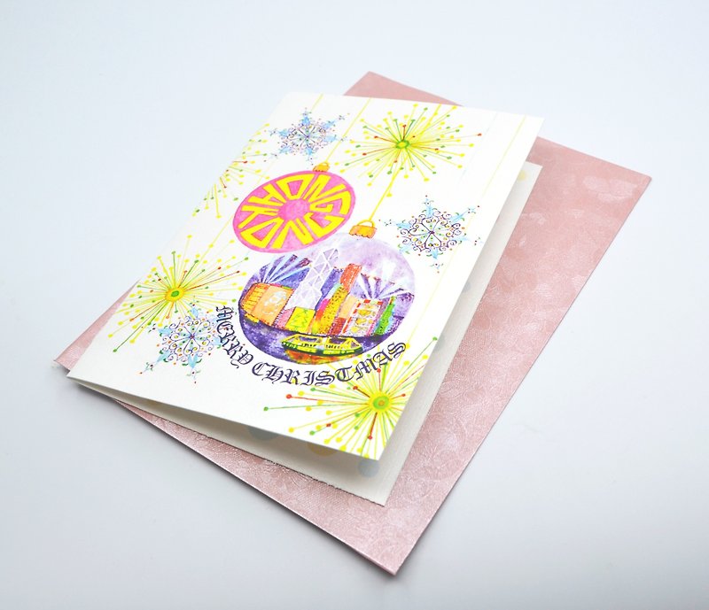 Christmas card - Christmas Hong Kong - Cards & Postcards - Paper Multicolor