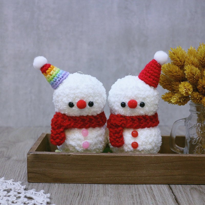 Big Snowman-Key Ring - Stuffed Dolls & Figurines - Other Materials 