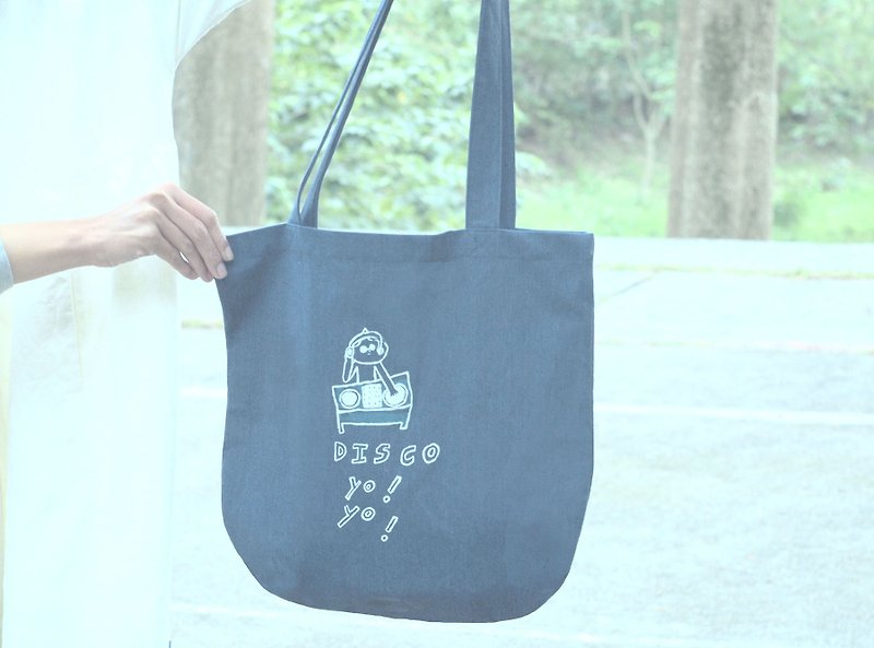 Circular shoulder bag / disco - Messenger Bags & Sling Bags - Other Materials Blue
