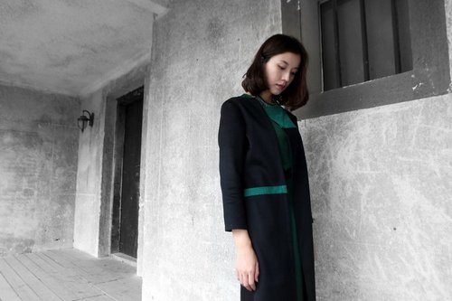 滴滴水花 品.祥雲紗高階中長羊絨羊毛大衣毛呢外套2015新款女秋冬 方正