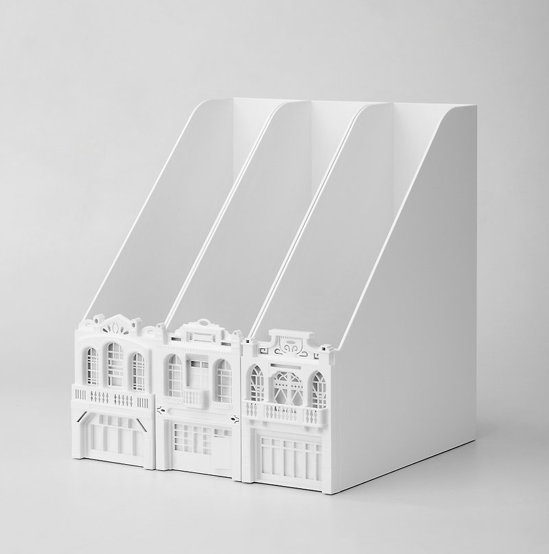 bitplay ARCHI Value Collection Magazine Rack Street series set - Folders & Binders - Plastic White