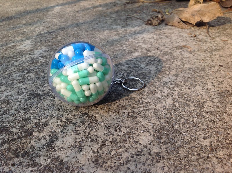 球救系列鑰匙圈—絕對海闊天空 - 吊飾 - 塑膠 多色