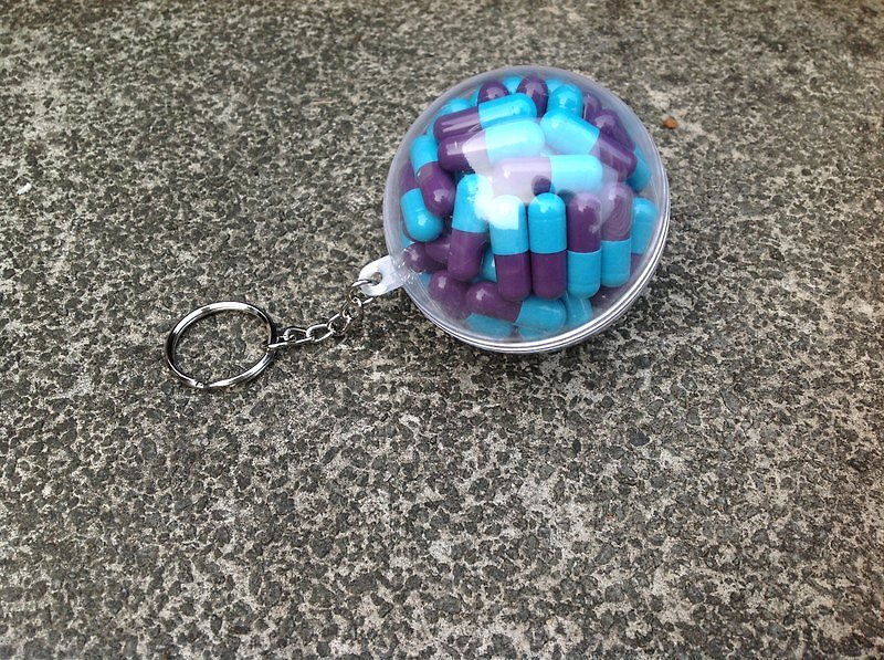 球救系列鑰匙圈——毛怪 - 吊飾 - 塑膠 多色