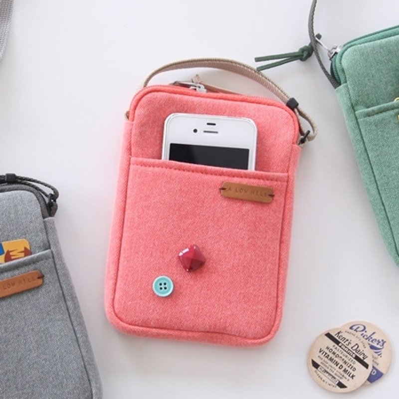Dessin- thick slices of toast shoulder bag - orange pink, LWK92408 - Messenger Bags & Sling Bags - Other Materials Pink