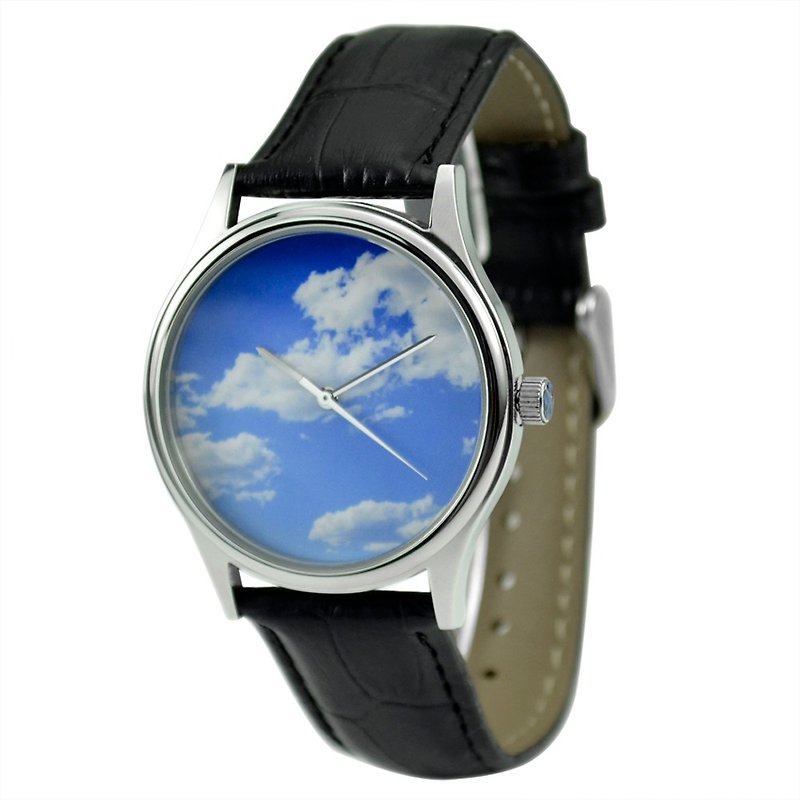 Cloud Watch-Unisex-Free Shipping Worldwide - Women's Watches - Paper Blue