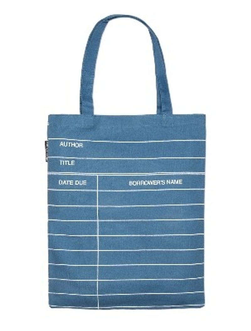Daning Blue Book Card Shopping Bag - Messenger Bags & Sling Bags - Other Materials Blue
