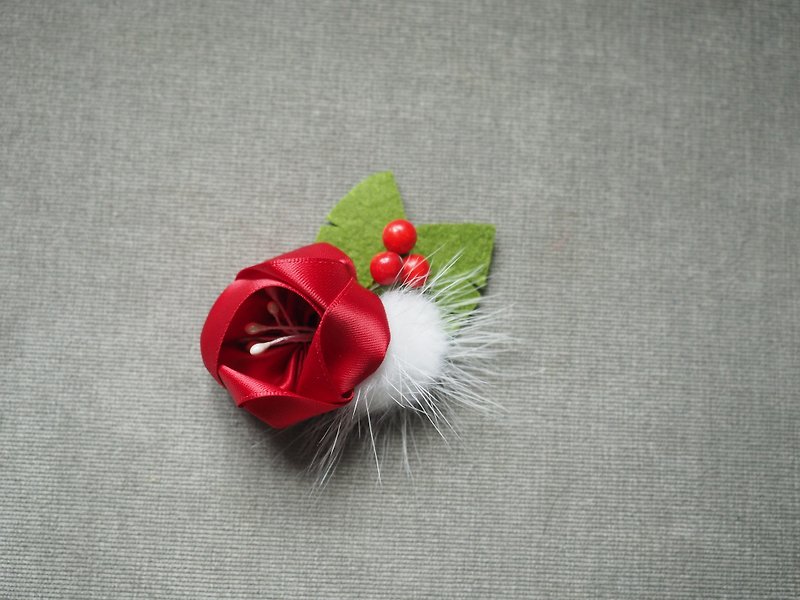 Handmade Hair Accessory - Hair Accessories - Other Materials Red