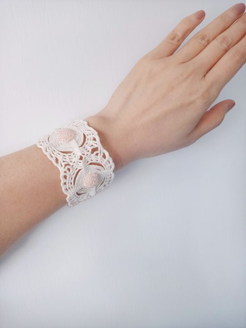 Crochet Lace Jewelry (Lace Fantasia II) Bracelet - Shop Doris