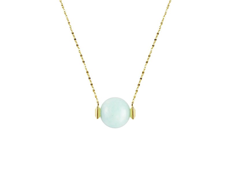 Small universe amazonite magnet necklace UNARUS - Necklaces - Gemstone Gold