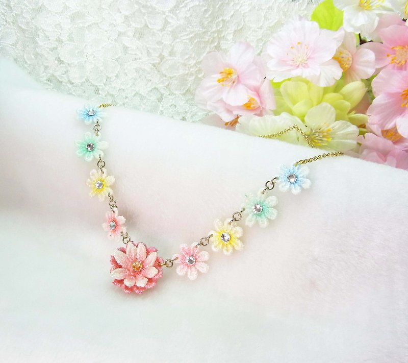 Flower Clusters-Classic Citrine Edition - Necklaces - Other Materials Multicolor