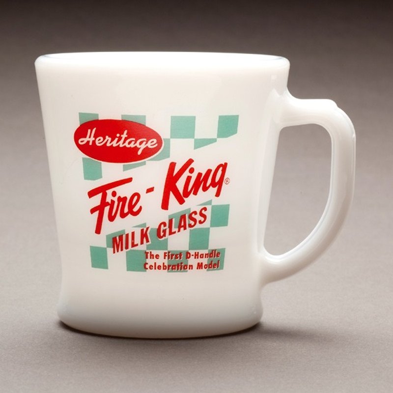 FIRE KING 70th Anniversary | commemorative mug section - Mugs - Glass 