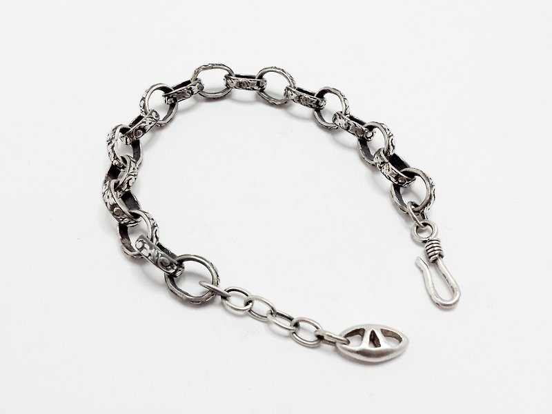 Udoxia No. 5 · Sterling Silver Bracelet (Antique Silver) | Eudoxia - Bracelets - Other Metals Gray