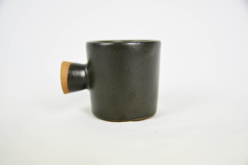 Mini spoon scoop mark _ black _ fair trade - Mugs - Other Materials Black