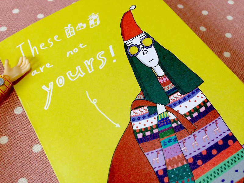 ✿Macaron TOE Macaron toe ✿ You Deserve Better! / Christmas cards (with envelopes) - การ์ด/โปสการ์ด - กระดาษ สีเหลือง