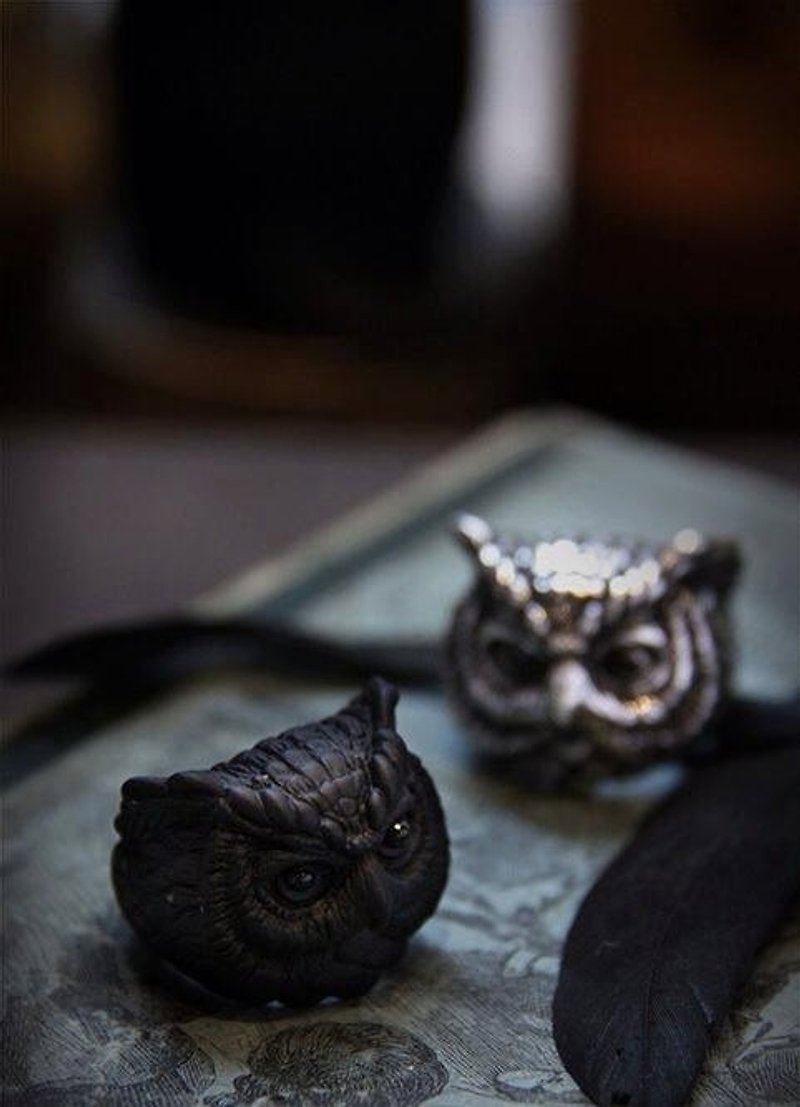 Owl ring - General Rings - Other Metals Gray