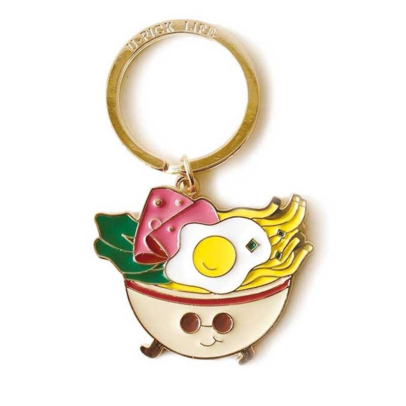 U-PICK original life Hong Kong-style refreshment key chain creative key chain key ring 3 optional - Keychains - Other Metals Multicolor