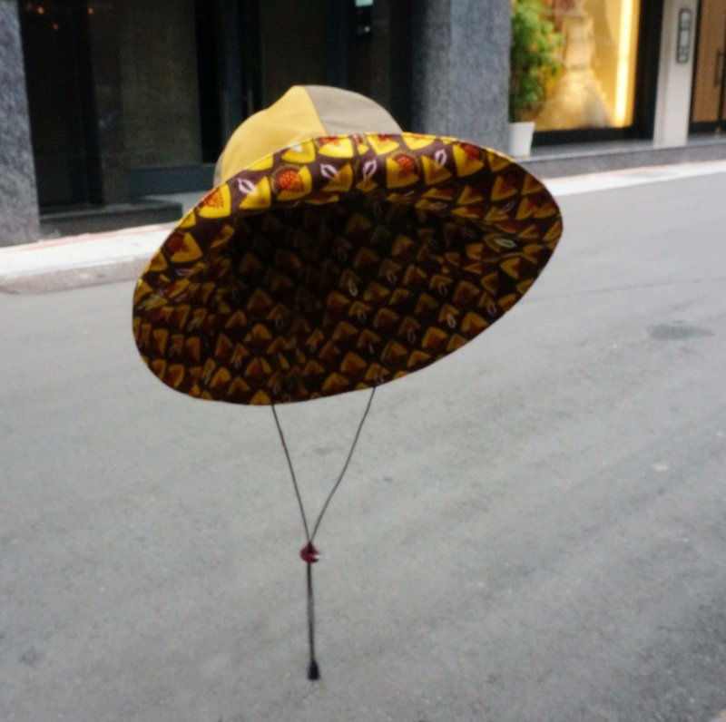 Sienna Raining ALL PASS Cap - หมวก - ผ้าฝ้าย/ผ้าลินิน สีเหลือง