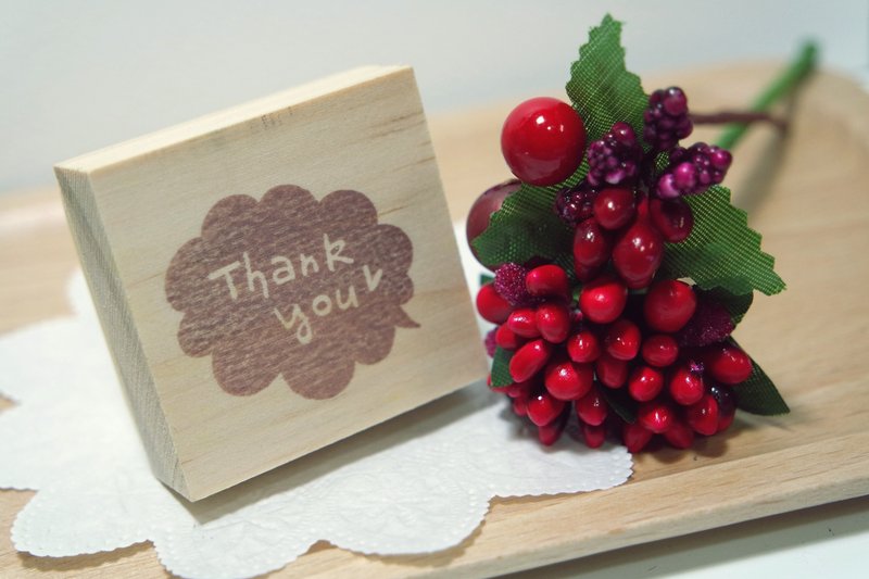 手刻印章 / 文字系列 / thank you - 其他 - 塑膠 