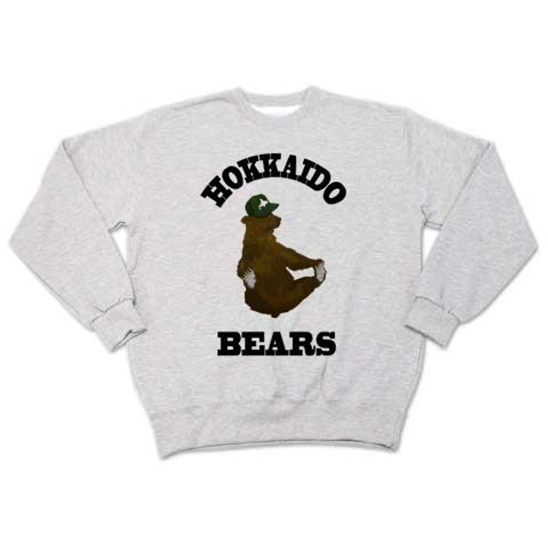 HOKKAIDO BEARS (sweat white) - เสื้อยืดผู้ชาย - วัสดุอื่นๆ 