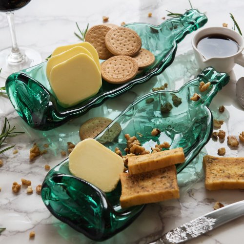 Flat Wine Bottle Art 瓶瓶禮 英國經典12年蘇格登威士忌 十字架 立體刻紋酒瓶盛盤