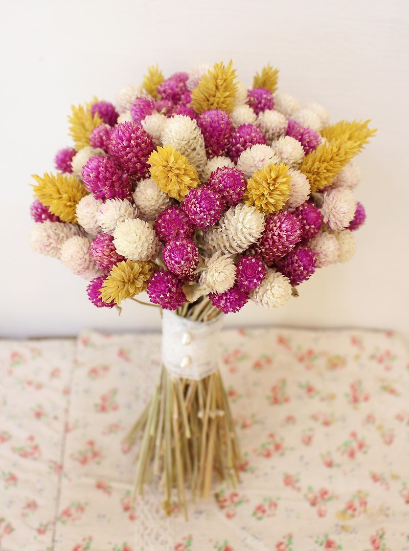 Flover Fulla summer limited design "colorful candy" dried bouquet dried flower bridal bouquets outdoor photo - Plants - Other Materials 
