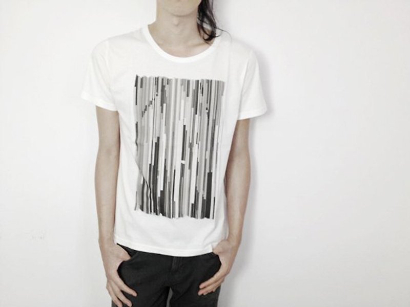 I. A. N Design Signal organic cotton short-sleeved T Organic Cotton - Unisex Hoodies & T-Shirts - Cotton & Hemp White