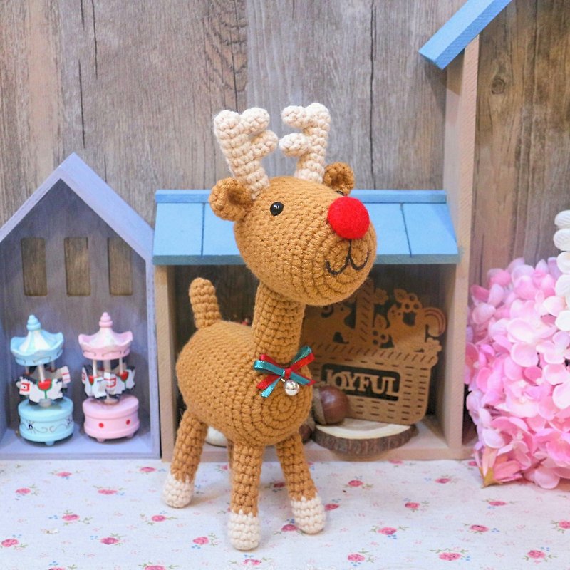 woolen doll. Elk. Christmas - Stuffed Dolls & Figurines - Other Materials 