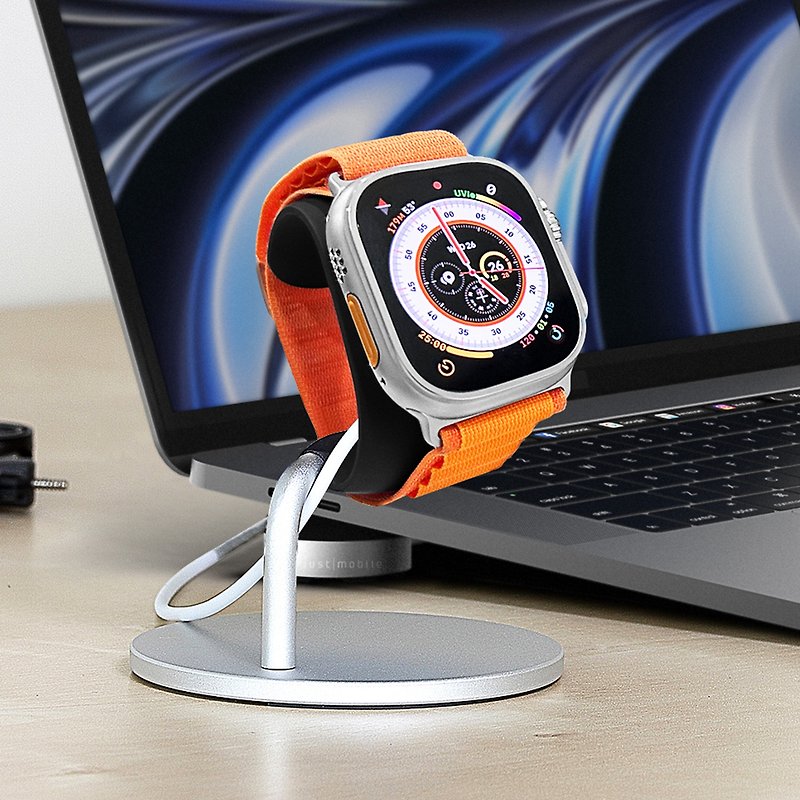 LoungeDock 可調式Apple Watch 充電座/支架 - 其他 - 其他金屬 銀色