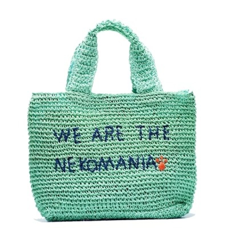 Noafamily, Noah Summer Bags POP cat horizontal tote bag_MG (A591-MG) - Handbags & Totes - Other Materials Green
