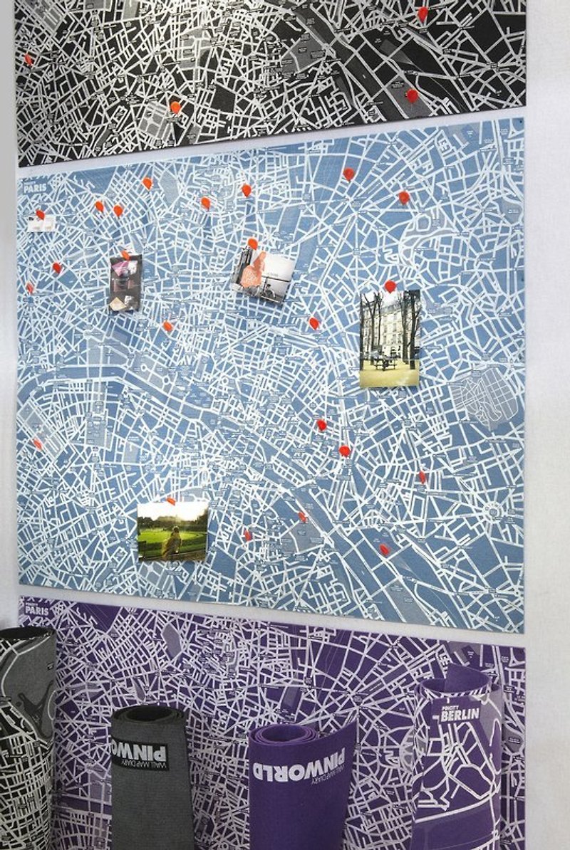 Palomar│Spelling City Map <Berlin-Blue> - Other - Wool Blue