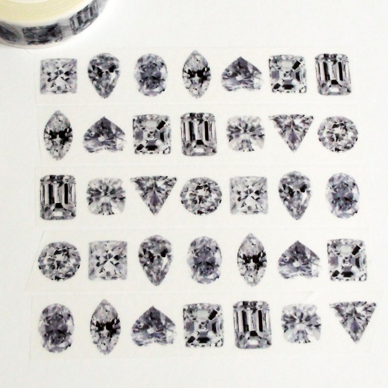 Masking Tape Loose Diamonds - Washi Tape - Paper 