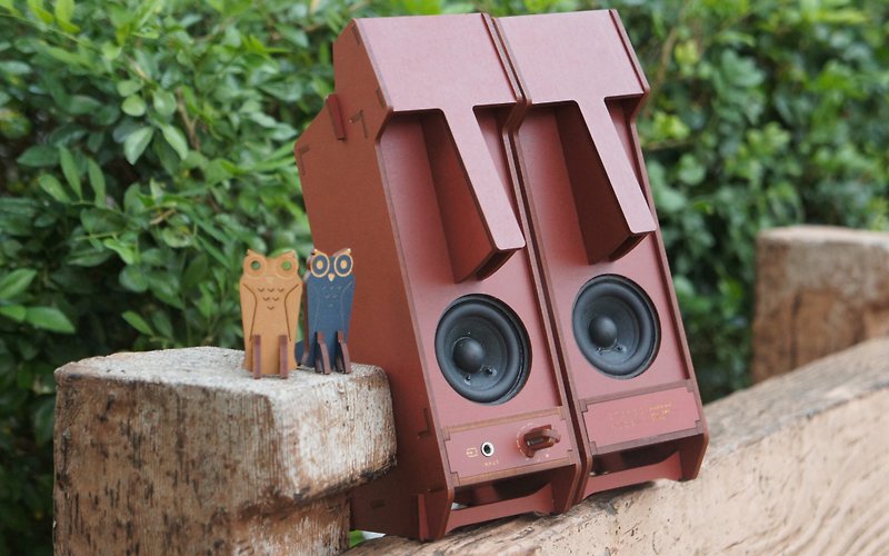 Owl Bundle (Stereo Puzzle - Stereo Speakers) - Puzzles - Wood Multicolor