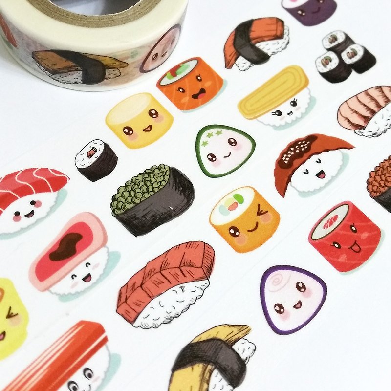 Masking Tape Sushi - มาสกิ้งเทป - กระดาษ 