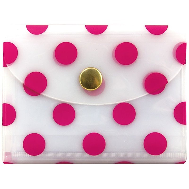 【日本】LABCLIP Neigeシリーズ カード収納フォルダボタン_/ピンク#10 #カード収納 内袋 - 名刺入れ・カードケース - プラスチック ピンク