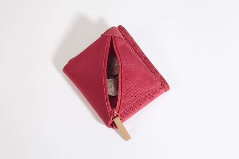 FUUN Wallet (red) - Coin Purses - Genuine Leather Red