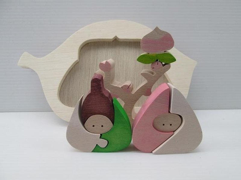 桃の節句人形 Japan postage 164yen - 寶寶/兒童玩具/玩偶 - 木頭 